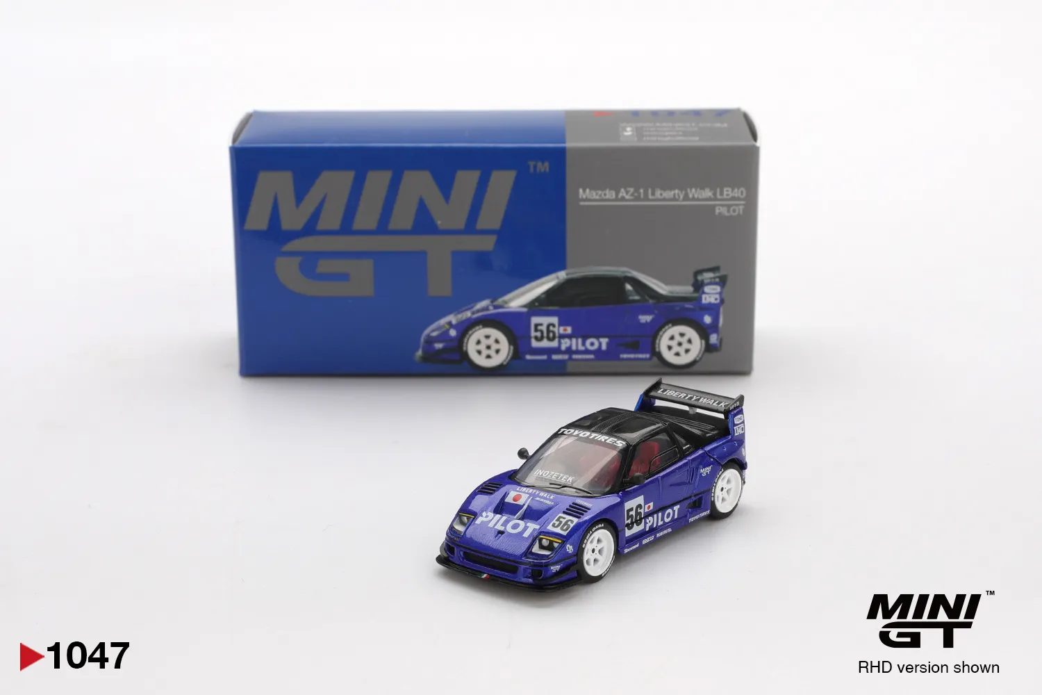 Mazda AZ-1 Liberty Walk (LB40) "Pilot" edition Diecast Model - The Diecast Store